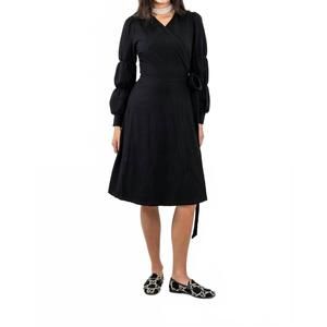 NEW LUNELLA amaris knit dress in black